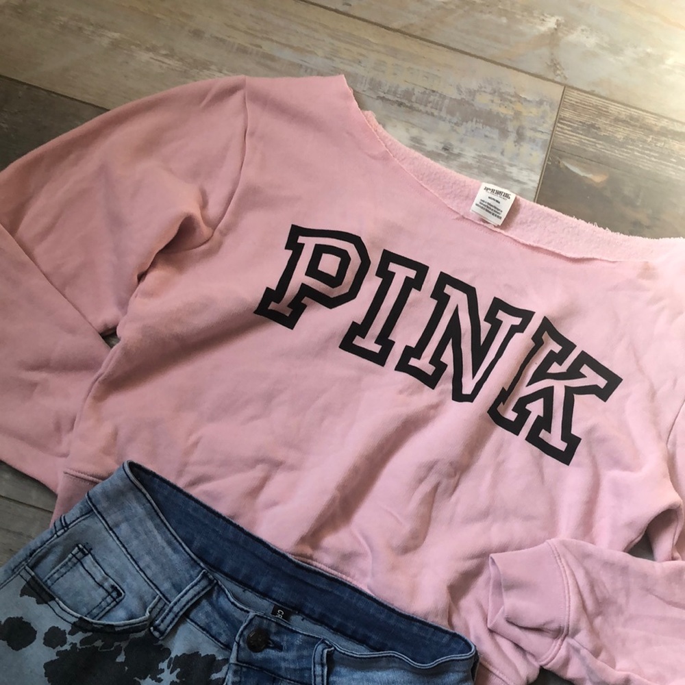 Cropped PINK sweatshirt